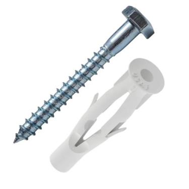 Imagem de Kit 25 Buchas 8 Fu Pead + Sextavado Soberba 3/16x60 - FERRARI PARAFUSO