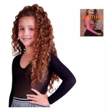 Imagem de Blusa Segunda Pele Infantil Manga longa Kids Lupo Fio 40, Preto, M