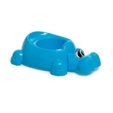 Imagem de Peniquinho Troninho Infantil Hipopotamo Azul - Cajovil