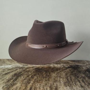 Imagem de Chapéu Country Aba 8 Veludo Unissex Gustavo Lima Rodeio - Eldorado, Ma