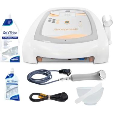 Imagem de Sonopulse III Ultrassom 1 e 3mhz Fisio e Estética + Gel + Cubeta + Espátula - Ibramed