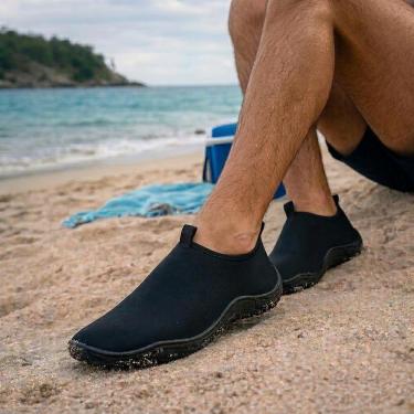 Imagem de Sapatilha Aquática Masculina AquaVibe Neoprene Premium Antiderrapante Confortável e Secagem Rápida-Masculino