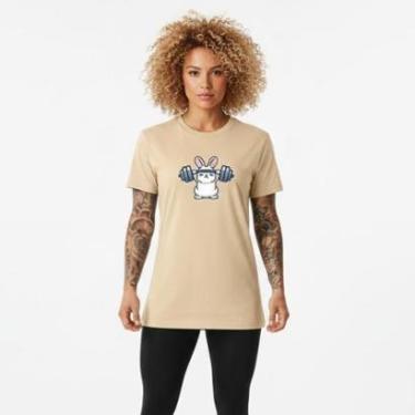 Imagem de Camiseta Feminina Algodão Premium COELHO Treino-Feminino