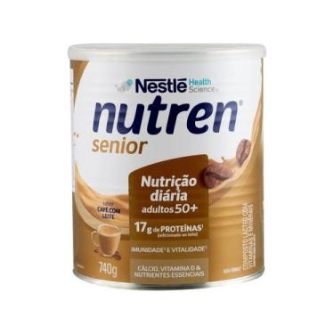 Imagem de Complemento Alimentar Nutren Senior Café com Leite 740g, 740g, Café co