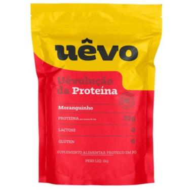 Imagem de Albumina Proteina Ovo Morango 1kg - Uevo - Uêvo