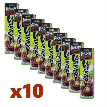 Imagem de Tempero Wasabi Raiz Forte Pasta S&b 43gr-(Kit com 10)