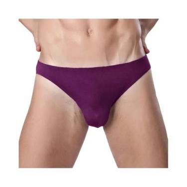 Imagem de Cuecas Masculinas De Modal Elástico De Cintura Baixa Com Design Em U E