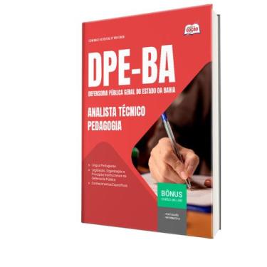 Imagem de Apostila DPE-BA - Analista Técnico - Pedagogia - Apostilas Opção