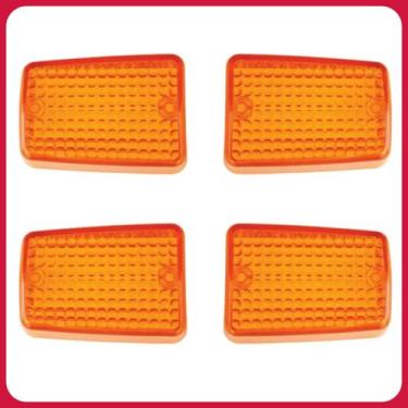 Imagem de Lente Pisca CG Today ML Turuna Titan 125 Até 1999 Laranja - MotoBor