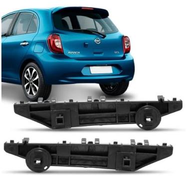 Imagem de Suporte Guia Parachoque Traseiro March 2015 2016 2017 2018 2019 2020 -