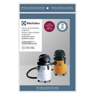 Imagem de Kit 3 Sacos Para Aspirador de Pó Electrolux GT3000 Antigo Original