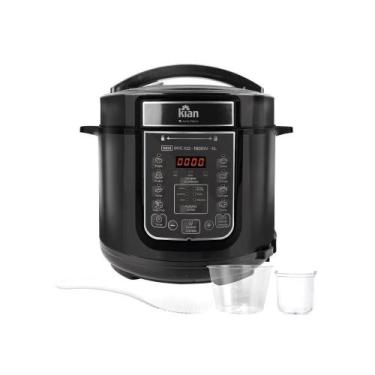 Imagem de Panela Elétrica de Pressão Kian Ppe-102 1000w 6 Litros Preta - 220v, P