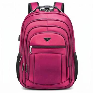 Imagem de Mochila Executiva Notebook Impermeável Reforçada Senha Antifurto Facul