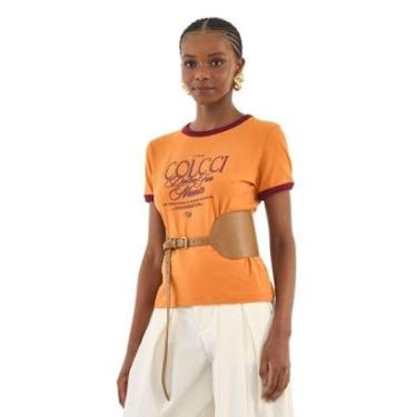 Imagem de Blusa Colcci Slim Com Estampa Frontal-Feminino