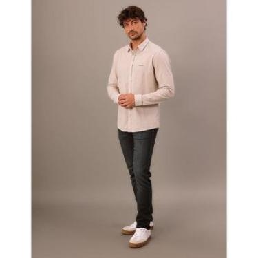 Imagem de Camisa Manga Longa Slim Listrada Silk Logo-Feminino