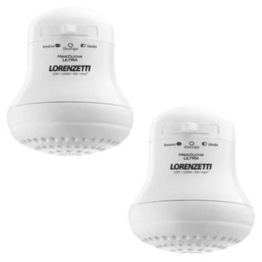 Imagem de Kit 2 Chuveiro elétrico de parede Lorenzetti 3 Temperatura