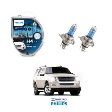 Imagem de Lâmpadas Farol Ford Explorer Philips H4 CrystalVision