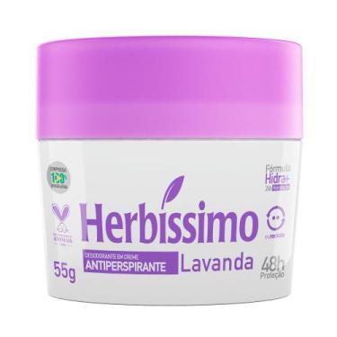 Imagem de Desodorante em Creme Herbíssimo Lavanda Antiperspirante 48h 55g