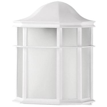 Imagem de Kit 12 Luminárias Arandelas Parede Externa Jardim Muro 25cm Lente Fosca De Ville Dital...