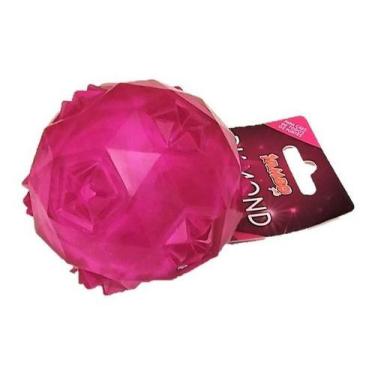Imagem de Brinquedo Cachorro Bola Diamond G Mordida Moderada - Jambo, Pink