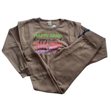 Imagem de Conjunto moletom juvenil menina - inverno - Hrradinhos, Marrom, 12