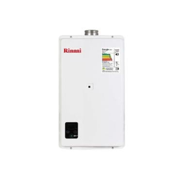 Imagem de Aquecedor de Agua a Gás Eletrônico 27L E271 Rinnai GLP Branc