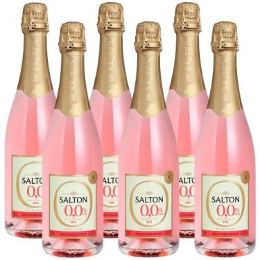 Imagem de Kit 6 Espumante Salton Zero Álcool Rose 750ml