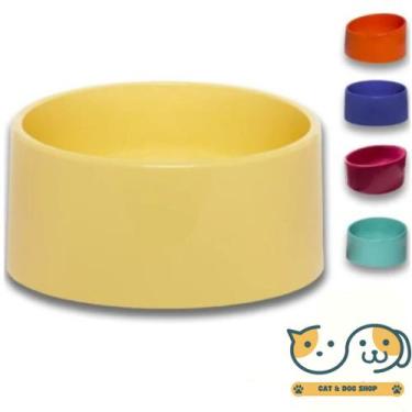 Imagem de Comedouro e Bebedouro Slim Cães GG 1,900ml Cores Família de Estimação 