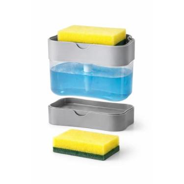 Imagem de Dispenser Mágico de Detergente com Esponja Prático Higiênico Econômico