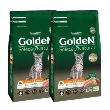 Imagem de Kit 2 Ração PremieR Seleção Natural Frango Gatos Adultos 3Kg