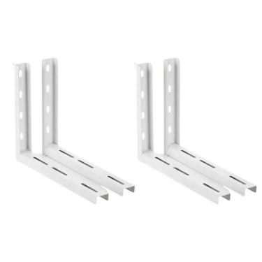 Imagem de 02 pares suporte ar condicionado 7.000 à 12.000 btus 400mm - SM STEEL