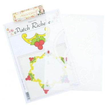 Imagem de Régua para Patch Richelieu Márcia Caires Modelo 03 - Cereja - Decorart