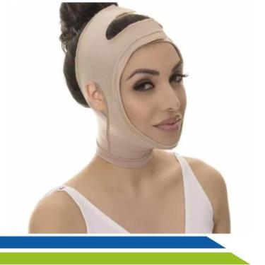 Imagem de Faixa Mentoneira PósCirúrgica Lifting Lipo de Papada Bichectomia com A