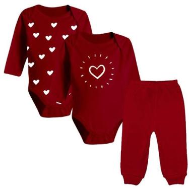 Imagem de Kit Body E Calça Bebê 3 Peças Conjunto de Bebê 100% Algodão - Koala Ba