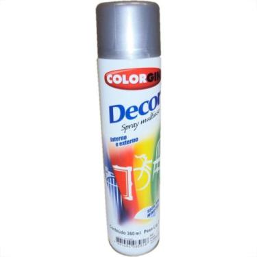 Imagem de Spray Colorgin Decor Aluminio 360Ml 8581