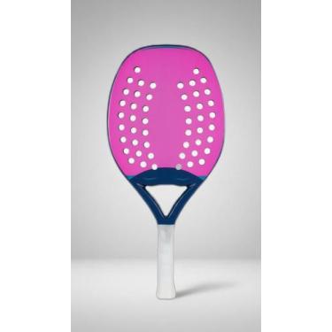 Imagem de Raquete Beach Tennis Fiberglass Iniciante Rosa - Congratulations Store