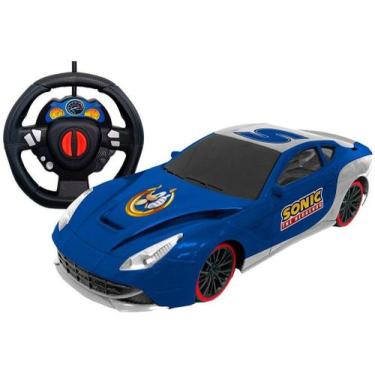 Imagem de Carrinho de Controle Remoto Sonic The Hedgehog - Autoracing 3 Funções 