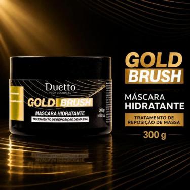 Imagem de Máscara Hidratante Gold Brush Duetto 300G - Duetto Professional
