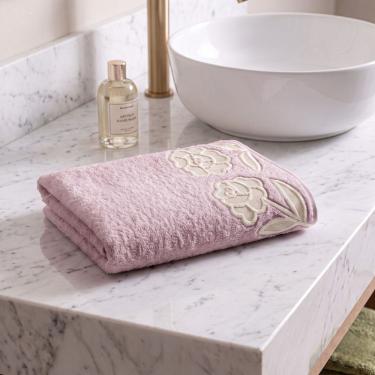 Imagem de Toalha de Rosto Guadalupe 46x80CM 100% Algodão 410g-m2 Macia e Absorvente Branco LM Peter