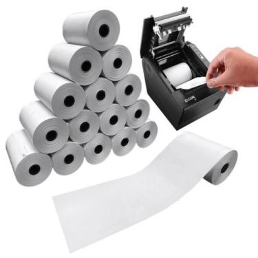 Imagem de Bobina Térmica 80x40 Pdv Cupom Fiscal Cx 30 Unidades Branca - Multnots