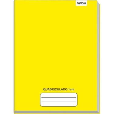 Imagem de Caderno Quadriculado Universitário 1X1CM 48 Folhas Brochurão Capa Dura