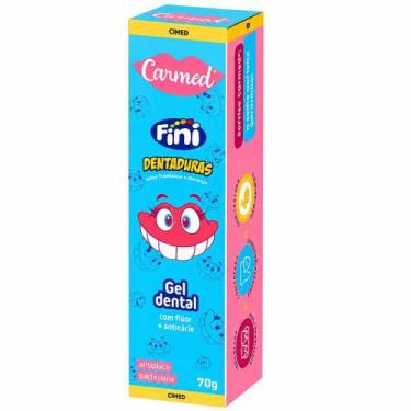 Imagem de Gel Dental Carmed Fini Dentaduras com Flúor 70g
