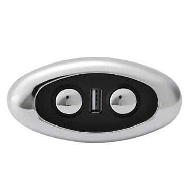 Imagem de Bicaquu Controlador de sofá elétrico, controle manual de sofá de 2 botões, cadeiras elevatórias sofá inteligente reclinável elétrico para cadeira de massagem (lisa)