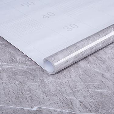 Imagem de WSWJDW Adesivos de parede Móveis de sala de estar Mesa de trabalho à prova de água, vinil, vinil, papel de contato autoadesivo, cor sólida, decoração da casa, 5,60 cm x 2 m