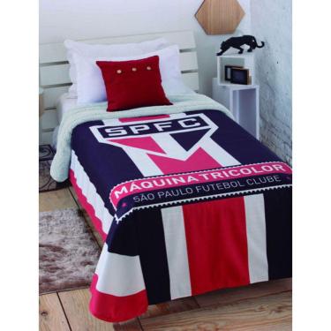 Imagem de Cobertor Solteiro Digital Hd São Paulo com Sherpa 