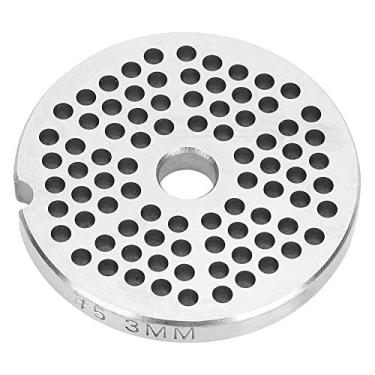 Imagem de com furo para acessório de cozinha,Lâminas de discos de chapa de moedor de carne de aço inoxidável, para acessório de misturador e picador, opcional (3 mm, 5 mm, 8 mm, 10 mm)(3mm)
