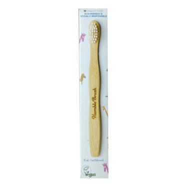 Imagem de Escova de Dentes Infantil Vegana de Bambu The Humble
