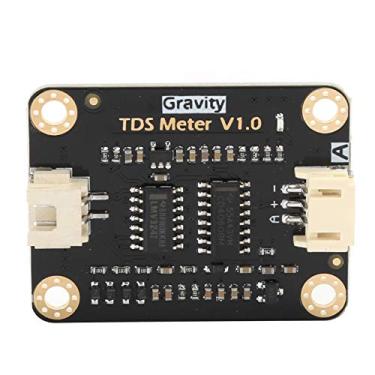 Imagem de ASHATA Medidor TDS, Sonda à prova d'água, Sensor de condutividade de água, Placa adaptador de saída de sinal analógico, Compatível com 5 V, de controle dois 3,3 V, Plug and