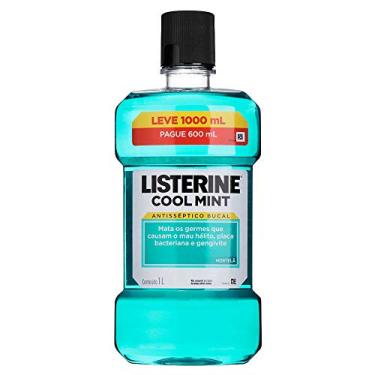 Imagem de Antisséptico Bucal Cool Mint, Listerine, Azul, 600Ml