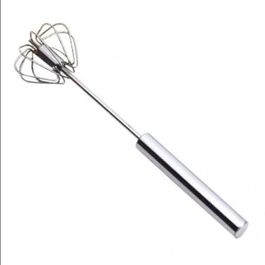 Imagem de Batedor Manual Para Ovos Misturador Giratório Fuê Inox 35Cm
